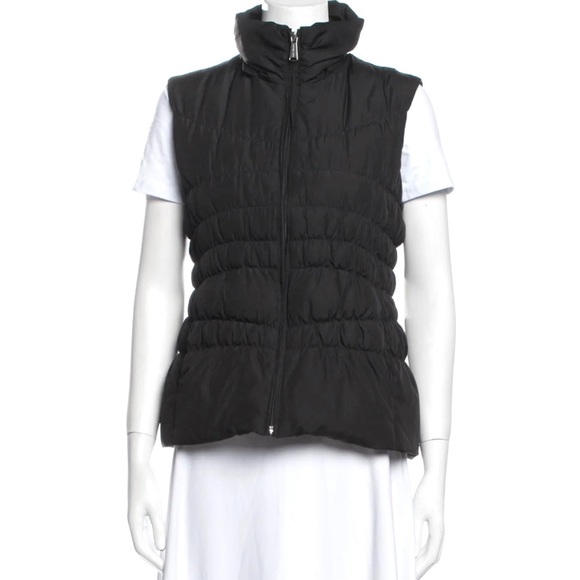 Michael Kors down vest black‎ size S/P - Picture 1 of 10